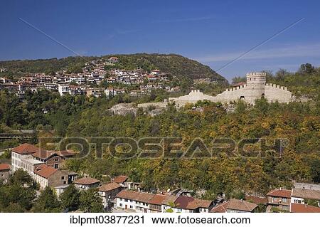 "Village and old fortress, in autumn, Veliko Tarnovo, Bulgaria, Europe" View Large Photo Image Stock Image - "Village and old fortress, in autumn, Veliko Tarnovo, Bulgaria, Europe". Fotosearch