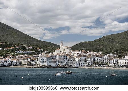 "Village by the sea, Cadaques, Costa Brava, Catalonia, Spain, Europe" View Large Photo Image Stock Image - "Village by the sea, Cadaques, Costa Brava, Catalonia, Spain, Europe". Fotosearch