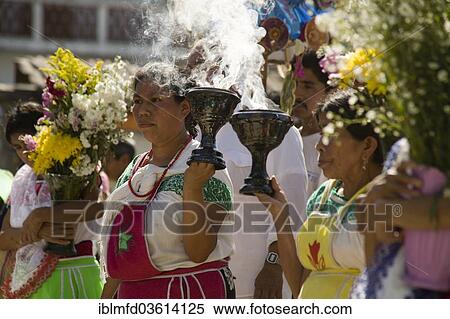 "Village festival, procession of the statue of a saint to the house of a new Mayordomo, San Miguel, Cuetzalan, Puebla, Mexico, North America" View Large Photo Image Stock Photography - "Village festival, procession of the statue of a saint to the house of a new Mayordomo, San Miguel, Cuetzalan, Puebla, Mexico, North America". Fotosearch
