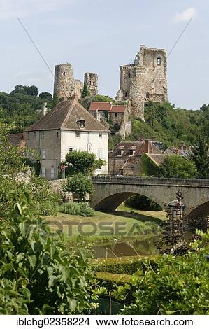 "Village of Herisson, the castle, Bourbonnais, Allier, Auvergne, France, Europe" View Large Photo Image Picture - "Village of Herisson, the castle, Bourbonnais, Allier, Auvergne, France, Europe". Fotosearch