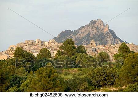 "Village of Horta de San Juan, Mt Santa Barbara, Els Ports Natural Park, Catalonia, Spain, Europe" View Large Photo Image Stock Photo - "Village of Horta de San Juan, Mt Santa Barbara, Els Ports Natural Park, Catalonia, Spain, Europe". Fotosearch