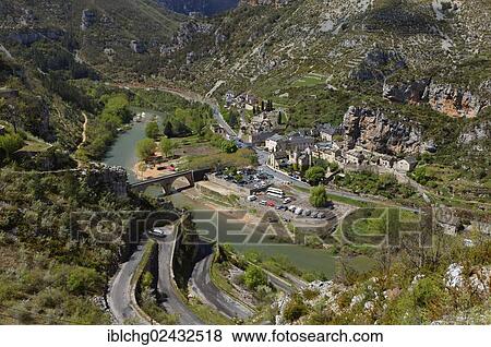"Village of La Malene, The Causses and the Cevennes, UNESCO World Heritage Site, Parc National des Cevennes, Cevennes National Park, Gorges du Tarn, Lozere, Languedoc-Roussillon, France, Europe" View Large Photo Image Stock Photo - "Village of La Malene, The Causses and the Cevennes, UNESCO World Heritage Site, Parc National des Cevennes, Cevennes National Park, Gorges du Tarn, Lozere, Languedoc-Roussillon, France, Europe". Fotosearch