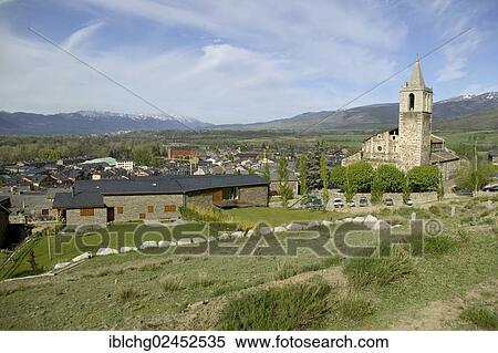 "Village of Llivia on the high plateau of Cerdagne, Spanish enclave, Catalonia, Spain, Europe" View Large Photo Image Stock Photography - "Village of Llivia on the high plateau of Cerdagne, Spanish enclave, Catalonia, Spain, Europe". Fotosearch