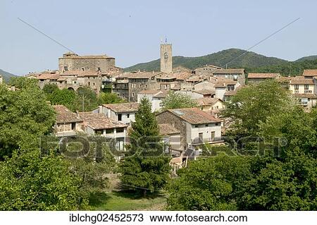"Village of Sant Pau, Garrotxa Volcanic Zone Natural Park, Catalonia, Spain, Europe" View Large Photo Image Stock Image - "Village of Sant Pau, Garrotxa Volcanic Zone Natural Park, Catalonia, Spain, Europe". Fotosearch