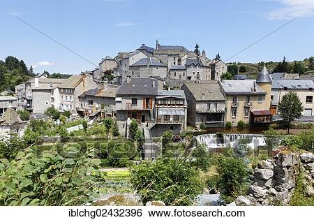 "Village of Serverette, Truyere valley, Gevaudan, Margeride, Lozere, Languedoc Roussillon, France, Europe" View Large Photo Image Stock Photograph - "Village of Serverette, Truyere valley, Gevaudan, Margeride, Lozere, Languedoc Roussillon, France, Europe". Fotosearch