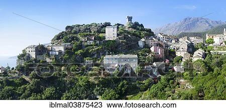 "Village on the coast, Nonza, Corsica, France, Europe" View Large Photo Image Stock Image - "Village on the coast, Nonza, Corsica, France, Europe". Fotosearch