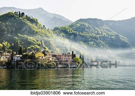 "Village on the lake, Varenna, Lake Como, Lago di Como, Lecco province, Lombardy, Italy, Europe" View Large Photo Image Stock Photograph - "Village on the lake, Varenna, Lake Como, Lago di Como, Lecco province, Lombardy, Italy, Europe". Fotosearch