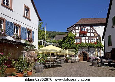 "Village street in the wine community of Gleiszellen in southern Palatinate, Rhineland-Palatinate, Germany, Europe" View Large Photo Image Stock Photograph - "Village street in the wine community of Gleiszellen in southern Palatinate, Rhineland-Palatinate, Germany, Europe". Fotosearch