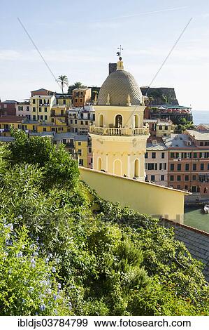 "Village with colorful houses by the sea, Vernazza, Cinque Terre, La Spezia Province, Liguria, Italy, Europe" View Large Photo Image Stock Photo - "Village with colorful houses by the sea, Vernazza, Cinque Terre, La Spezia Province, Liguria, Italy, Europe". Fotosearch