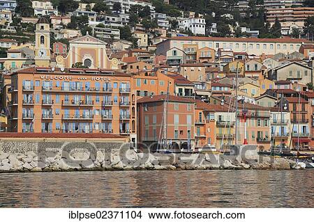 Picture - "Villefranche-sur-Mer, Departement Alpes-Maritimes, Region Provence Alpes Cote d'Azur, France, Mediterranean Sea, Europe". Fotosearch