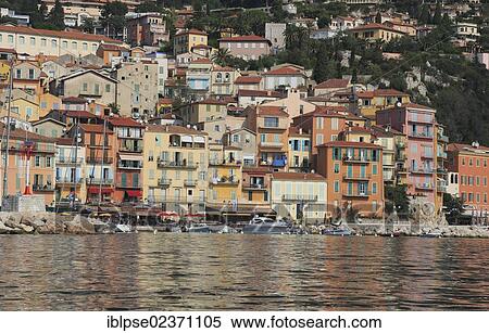Stock Photography - "Villefranche-sur-Mer, Departement Alpes-Maritimes, Region Provence Alpes Cote d'Azur, France, Mediterranean Sea, Europe". Fotosearch