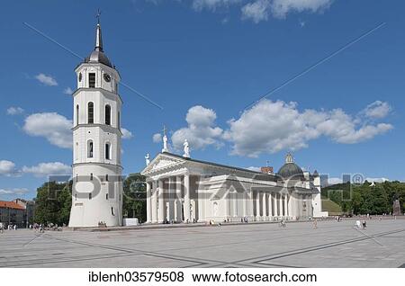 "Vilnius Cathedral, St. Stanislaus Cathedral, Vilnius, Vilnius County, Lithuania, Europe" View Large Photo Image Stock Photo - "Vilnius Cathedral, St. Stanislaus Cathedral, Vilnius, Vilnius County, Lithuania, Europe". Fotosearch