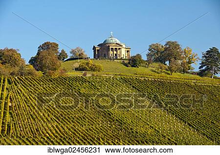 "Vineyard with Lemberger grapes on Rotenberg Mountain with Wuerttemberg Mausoleum near Stuttgart, Baden-Wuerttemberg, Germany, Europe, PublicGround, Europe" View Large Photo Image Stock Image - "Vineyard with Lemberger grapes on Rotenberg Mountain with Wuerttemberg Mausoleum near Stuttgart, Baden-Wuerttemberg, Germany, Europe, PublicGround, Europe". Fotosearch