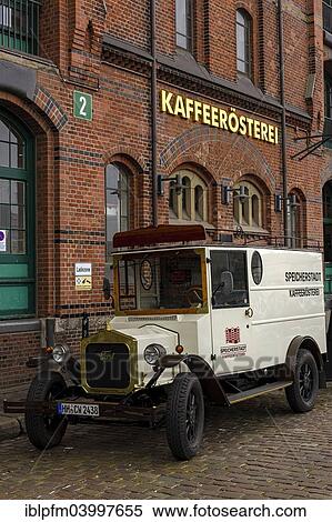 "Vintage car, Kaffeerosterei, Speicherstadt, Hamburg, Germany, Europe" View Large Photo Image Stock Photography - "Vintage car, Kaffeerosterei, Speicherstadt, Hamburg, Germany, Europe". Fotosearch