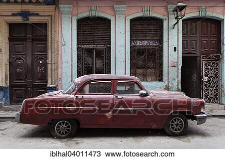 "Vintage car, Old Havana, Havana, Cuba, North America" View Large Photo Image Stock Image - "Vintage car, Old Havana, Havana, Cuba, North America". Fotosearch