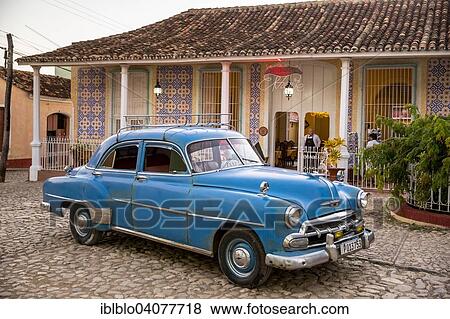 "Vintage car, old road cruiser, historic centre, Trinidad, Sancti Spiritus Province, Cuba, North America" View Large Photo Image Stock Photo - "Vintage car, old road cruiser, historic centre, Trinidad, Sancti Spiritus Province, Cuba, North America". Fotosearch