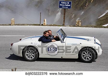"Vintage Car Rally, Kitzbuehel Alpine Rally 2012, Grossglockner High Alpine Road, Austin Healey Sprite MK 1, built in 1961, Grossglockner, Tyrol, Austria, Europe" View Large Photo Image Stock Photograph - "Vintage Car Rally, Kitzbuehel Alpine Rally 2012, Grossglockner High Alpine Road, Austin Healey Sprite MK 1, built in 1961, Grossglockner, Tyrol, Austria, Europe". Fotosearch