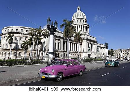 "Vintage cars on the Prado in front of the Capitol, Havana, Cuba, North America" View Large Photo Image Stock Photo - "Vintage cars on the Prado in front of the Capitol, Havana, Cuba, North America". Fotosearch