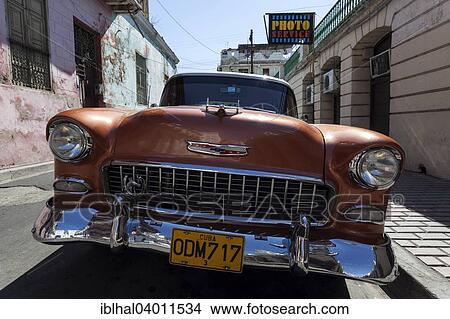 "Vintage Chevrolet from the 1950s, Santiago de Cuba, Cuba, North America" View Large Photo Image Picture - "Vintage Chevrolet from the 1950s, Santiago de Cuba, Cuba, North America". Fotosearch