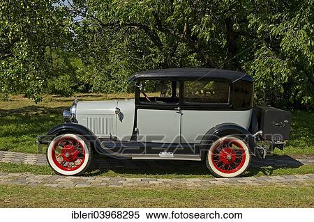 Stock Photography - "Vintage Ford Model A Tudor, built in 1928". Fotosearch