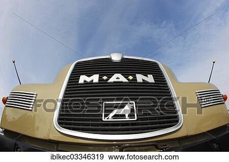 Vintage MAN truck View Large Photo Image Stock Photo - Vintage MAN truck. Fotosearch