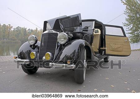 Stock Photo - "Vintage Mercedes-Benz 170D, built in 1938". Fotosearch