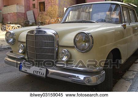 "Vintage Mercedes-Benz, Beirut, Lebanon, Asia" View Large Photo Image Stock Photography - "Vintage Mercedes-Benz, Beirut, Lebanon, Asia". Fotosearch