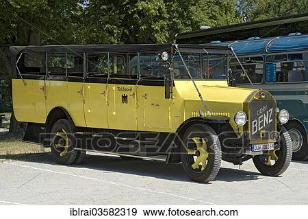 "Vintage Mercedes-Benz Postbus of the Reichspost, the German imperial post, built in 1922, Landshut, Lower Bavaria, Bavaria, Germany, Europe" View Large Photo Image Stock Photo - "Vintage Mercedes-Benz Postbus of the Reichspost, the German imperial post, built in 1922, Landshut, Lower Bavaria, Bavaria, Germany, Europe". Fotosearch