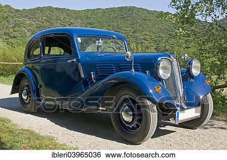 Stock Photograph - "Vintage Praga Baby, built in 1935". Fotosearch