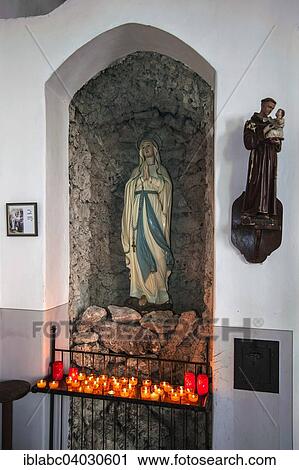 "Virgin Mary with votive candles, Muhlfeldkirche church, Bad Tolz, Upper Bavaria, Bavaria, Germany, Europe" View Large Photo Image Stock Image - "Virgin Mary with votive candles, Muhlfeldkirche church, Bad Tolz, Upper Bavaria, Bavaria, Germany, Europe". Fotosearch