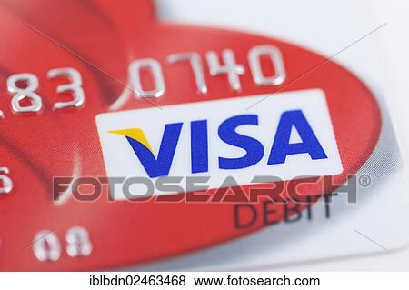 Stock Photo - "Visa card, logo, close-up". Fotosearch