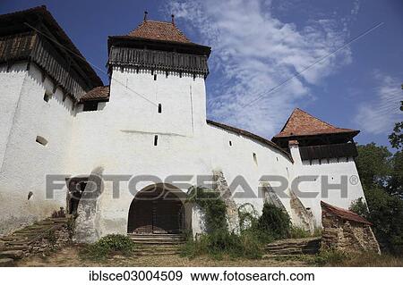 Stock Photo - "Viscri Fortified Church, UNESCO World Cultural Heritage Site, Viscri, Siebenburgen, Romania, Europe". Fotosearch