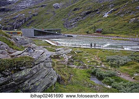 "Visitor centre at the Trollstigen or Troll's Footpath, one of the most famous Norwegian tourist routes, Andalsnes, More og Romsdal, Norway, Northern Europe, Europe" View Large Photo Image Stock Image - "Visitor centre at the Trollstigen or Troll's Footpath, one of the most famous Norwegian tourist routes, Andalsnes, More og Romsdal, Norway, Northern Europe, Europe". Fotosearch