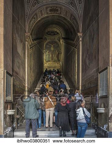 "Visitors, Scala Santa stairs, Chapel Sancta Sanctorum, a stage of Martin Luther's stay in Rome in 1510, Rome, Lazio, Italy, Europe" View Large Photo Image Stock Image - "Visitors, Scala Santa stairs, Chapel Sancta Sanctorum, a stage of Martin Luther's stay in Rome in 1510, Rome, Lazio, Italy, Europe". Fotosearch