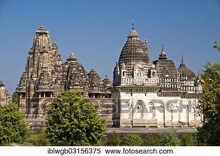 "Visvanatha Temple and Parvati Temple, Temple of the Chandela dynasty, western part of the Khajuraho Group of Monuments, UNESCO World Heritage Site, Khajuraho, Madhya Pradesh, India, Asia" View Large Photo Image Stock Photography - "Visvanatha Temple and Parvati Temple, Temple of the Chandela dynasty, western part of the Khajuraho Group of Monuments, UNESCO World Heritage Site, Khajuraho, Madhya Pradesh, India, Asia". Fotosearch