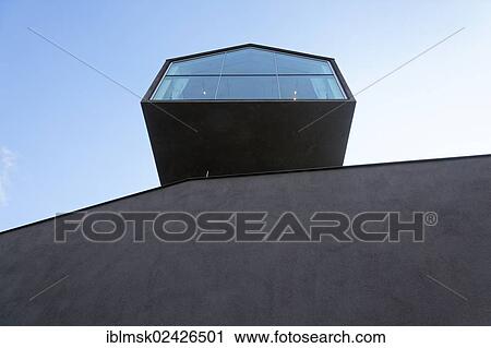 Stock Image - "Vitra Haus building, by Herzog & de Meuron, architectural park of the Vitra company, Weil am Rhein, Baden-Wuerttemberg, Germany, Europe". Fotosearch