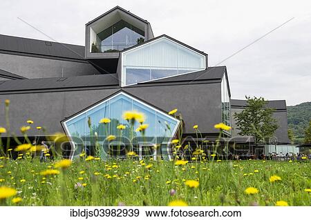 Stock Photo - "VitraHaus, Vitra House, by architects Herzog and de Meuron, Architecture Park of Vitra company, Weil am Rhein, Baden-Wurttemberg, Germany, Europe". Fotosearch