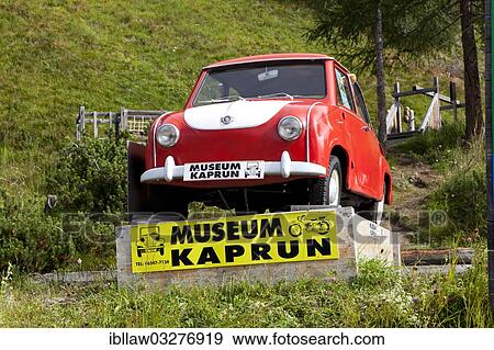 Stock Photo - "Voetters Car Museum Kaprun, Grossglockner, Hohe Tauern National Park, Tyrol, Austria, Europe". Fotosearch