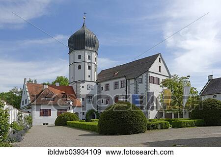Stock Photo - "Vohlinschloss castle, Illertissen, Bavarian Swabia, Bavaria, Germany, Europe". Fotosearch