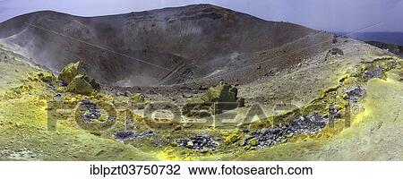 "Volcanic crater, Riserva Naturale Orientata Isola di Vulcano nature park, Vulcano Island, Aeolian Islands, Sicily, Italy, Europe" View Large Photo Image Stock Image - "Volcanic crater, Riserva Naturale Orientata Isola di Vulcano nature park, Vulcano Island, Aeolian Islands, Sicily, Italy, Europe". Fotosearch
