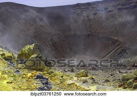 "Volcanic crater, Riserva Naturale Orientata Isola di Vulcano nature park, Vulcano Island, Aeolian Islands, Sicily, Italy, Europe" View Large Photo Image Stock Image - "Volcanic crater, Riserva Naturale Orientata Isola di Vulcano nature park, Vulcano Island, Aeolian Islands, Sicily, Italy, Europe". Fotosearch