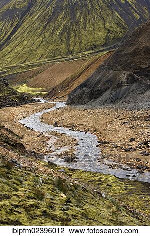 "Volcanic landscape, Landmannalaugar, Iceland, Europe" View Large Photo Image Stock Image - "Volcanic landscape, Landmannalaugar, Iceland, Europe". Fotosearch