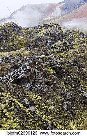 "Volcanic landscape, Landmannalaugar, Iceland, Europe" View Large Photo Image Stock Image - "Volcanic landscape, Landmannalaugar, Iceland, Europe". Fotosearch