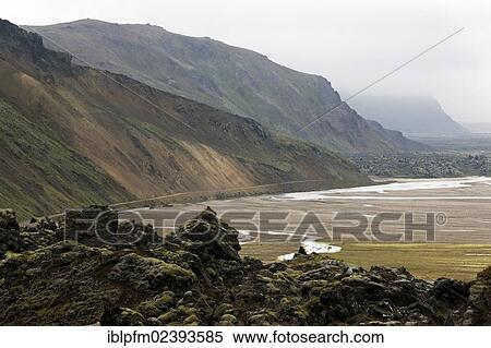 "Volcanic landscape, Landmannalaugar, Iceland, Europe" View Large Photo Image Stock Photography - "Volcanic landscape, Landmannalaugar, Iceland, Europe". Fotosearch