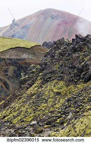 "Volcanic landscape, Landmannalaugar, Iceland, Europe" View Large Photo Image Stock Photography - "Volcanic landscape, Landmannalaugar, Iceland, Europe". Fotosearch