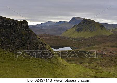 "Volcanic landscape, Loch Leum na Luirginn, Flodigarry, The Table, Highlands, Isle of Skye, Scotland, United Kingdom, Europe" View Large Photo Image Stock Image - "Volcanic landscape, Loch Leum na Luirginn, Flodigarry, The Table, Highlands, Isle of Skye, Scotland, United Kingdom, Europe". Fotosearch