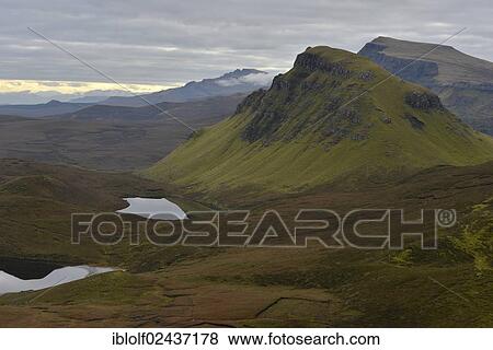 "Volcanic landscape, Loch Leum na Luirginn, Flodigarry, The Table, Highlands, Isle of Skye, Scotland, United Kingdom, Europe" View Large Photo Image Stock Photo - "Volcanic landscape, Loch Leum na Luirginn, Flodigarry, The Table, Highlands, Isle of Skye, Scotland, United Kingdom, Europe". Fotosearch