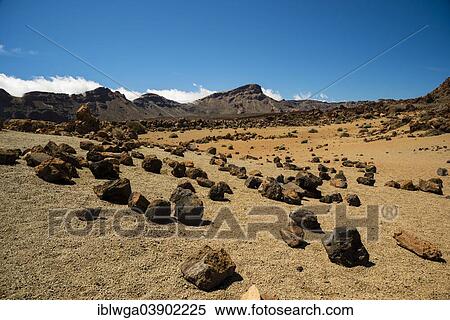 "Volcanic landscape, plateau, UNESCO World Heritage Site, Parque Nacional de las Canadas del Teide, Teide National Park, Tenerife, Canary Islands, Spain, Europe" View Large Photo Image Stock Photography - "Volcanic landscape, plateau, UNESCO World Heritage Site, Parque Nacional de las Canadas del Teide, Teide National Park, Tenerife, Canary Islands, Spain, Europe". Fotosearch