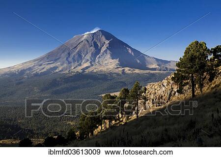 "Volcano Popocatepetl, Iztaccihuatl Popocatepetl National Park, Puebla, Mexico, North America" View Large Photo Image Stock Photo - "Volcano Popocatepetl, Iztaccihuatl Popocatepetl National Park, Puebla, Mexico, North America". Fotosearch