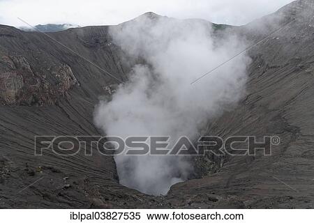 "Volcano, rim of the crater, steam, Mount Bromo, Cemoro Lawang or Cemorolawang, Eastern Java, Indonesia, Asia" View Large Photo Image Stock Photography - "Volcano, rim of the crater, steam, Mount Bromo, Cemoro Lawang or Cemorolawang, Eastern Java, Indonesia, Asia". Fotosearch